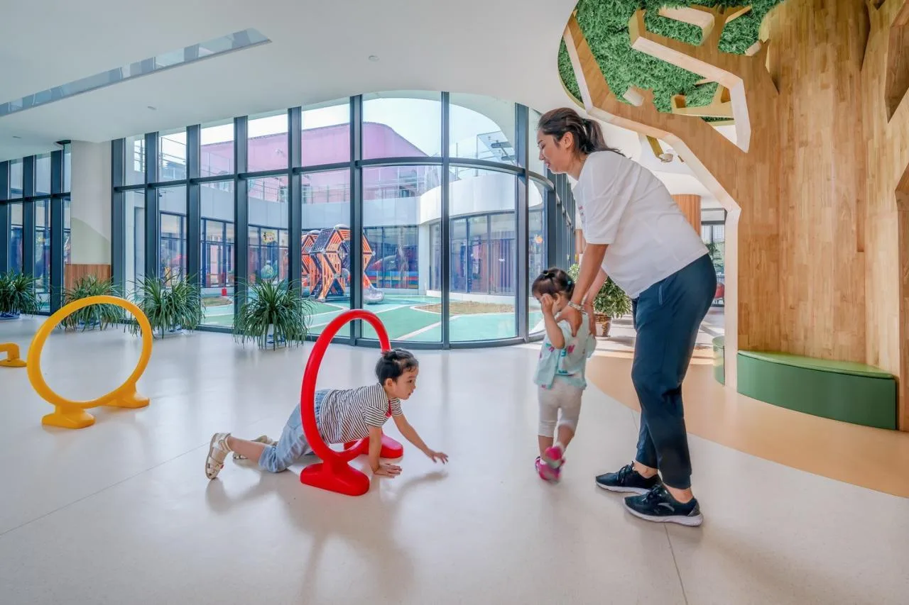 BIM Architecture | Weinan Municipal Government Kindergarten/Zhonghe Yuanchuang Architectural Design Co., Ltd
