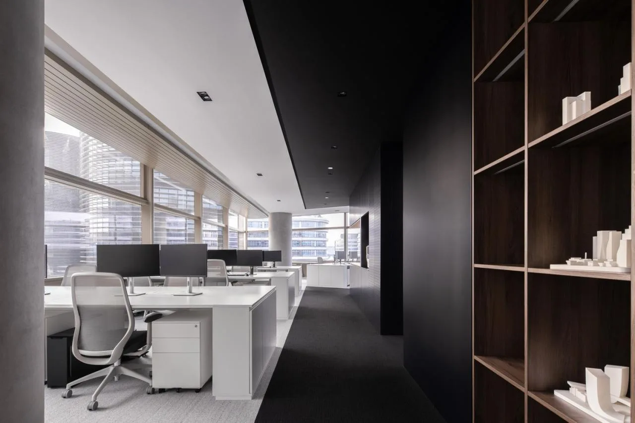 BIM Architecture | Designer's Office: Black and White Container/Line+Architectural Firm
