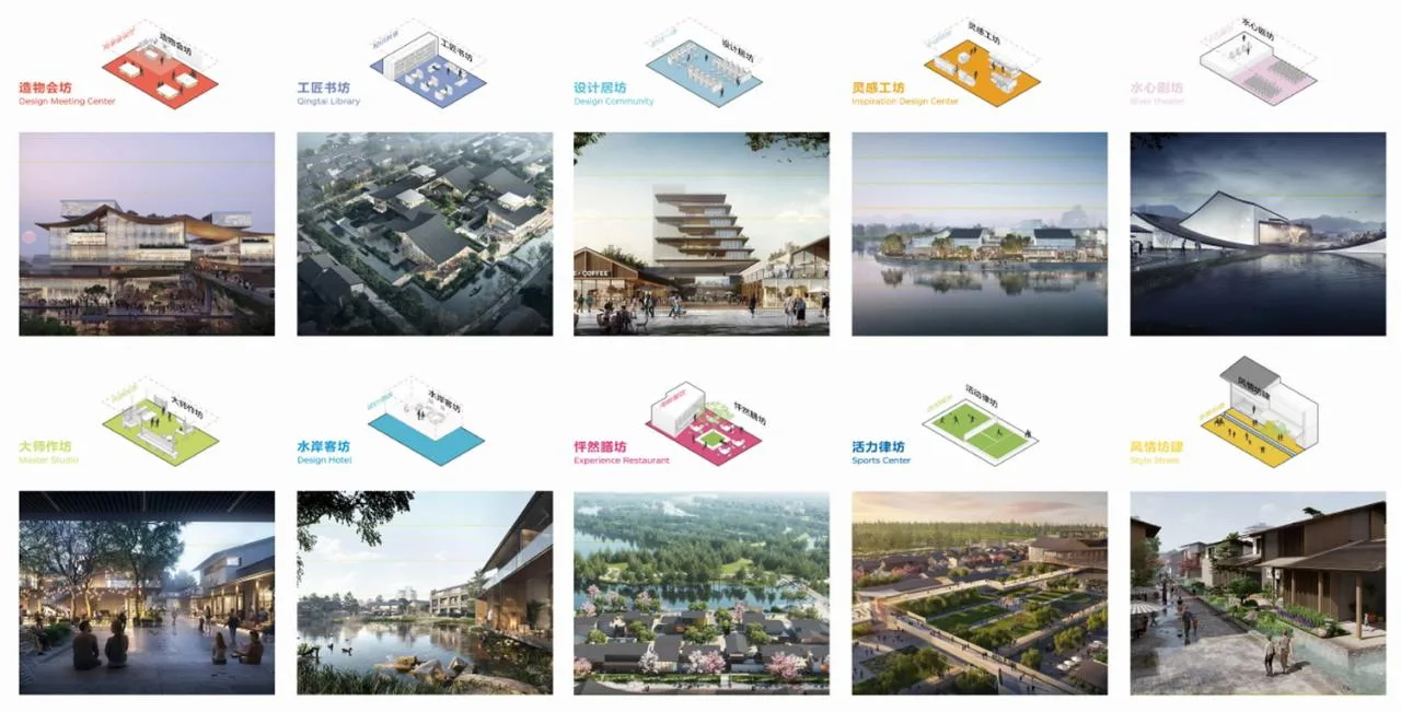 BIM Architecture | Bid Candidate | Environmental Design: Suzhou Qingtai Sino Japanese Industrial Design Village/Line+, MLA+