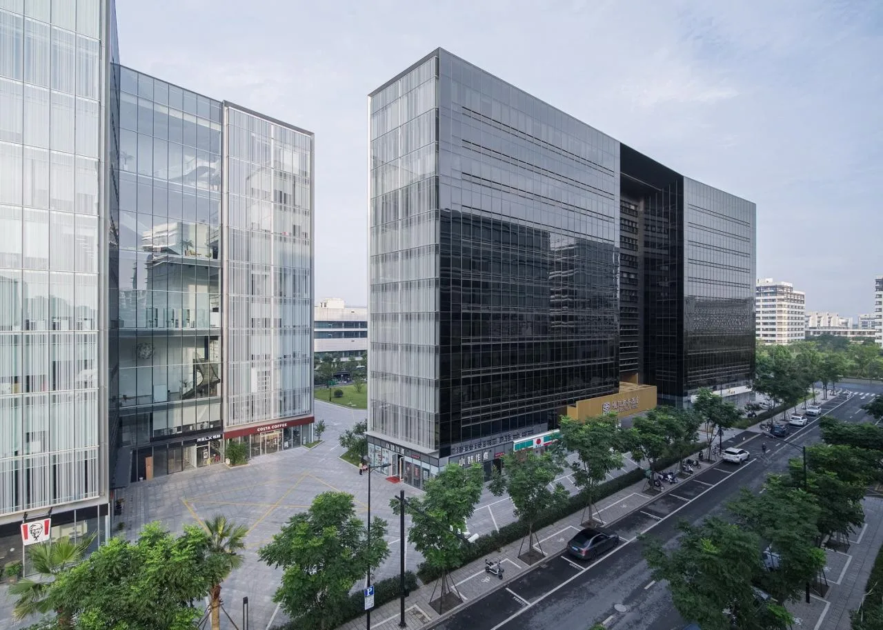 BIM architecture | Gad works | Open and closed three-dimensional garden, Hangzhou Guanrui Building