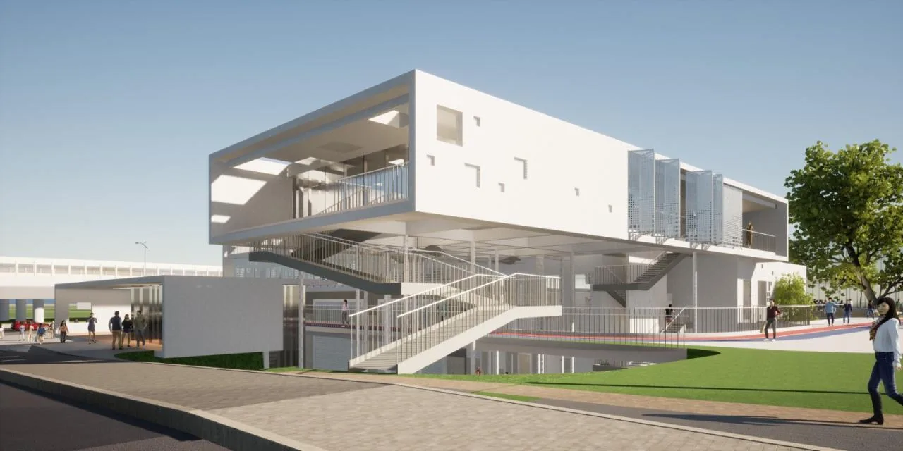 BIM Architecture | 'Gathering Energy Floating Clouds' Design: Function and Landscape Coexistence, Green Public Space, Community Interaction - Lv Yuanxiang Architectural Firm Guangzhou Panyu Square Substation Design Scheme Winning