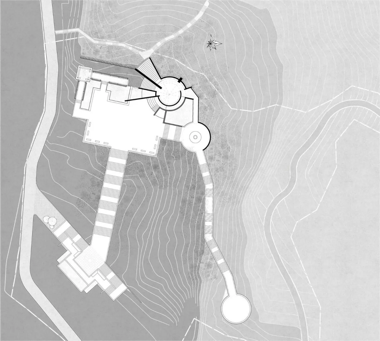 BIM Architecture | Zunyi Corpse Organ Donation Monument/Linhe Architecture Studio