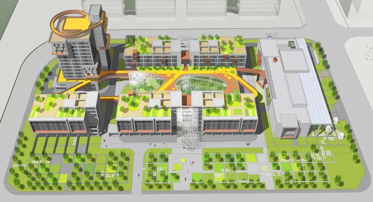 BIM Architecture | Baisha Island Financial Ecological Town Community Center/URBANUS Urban Practice