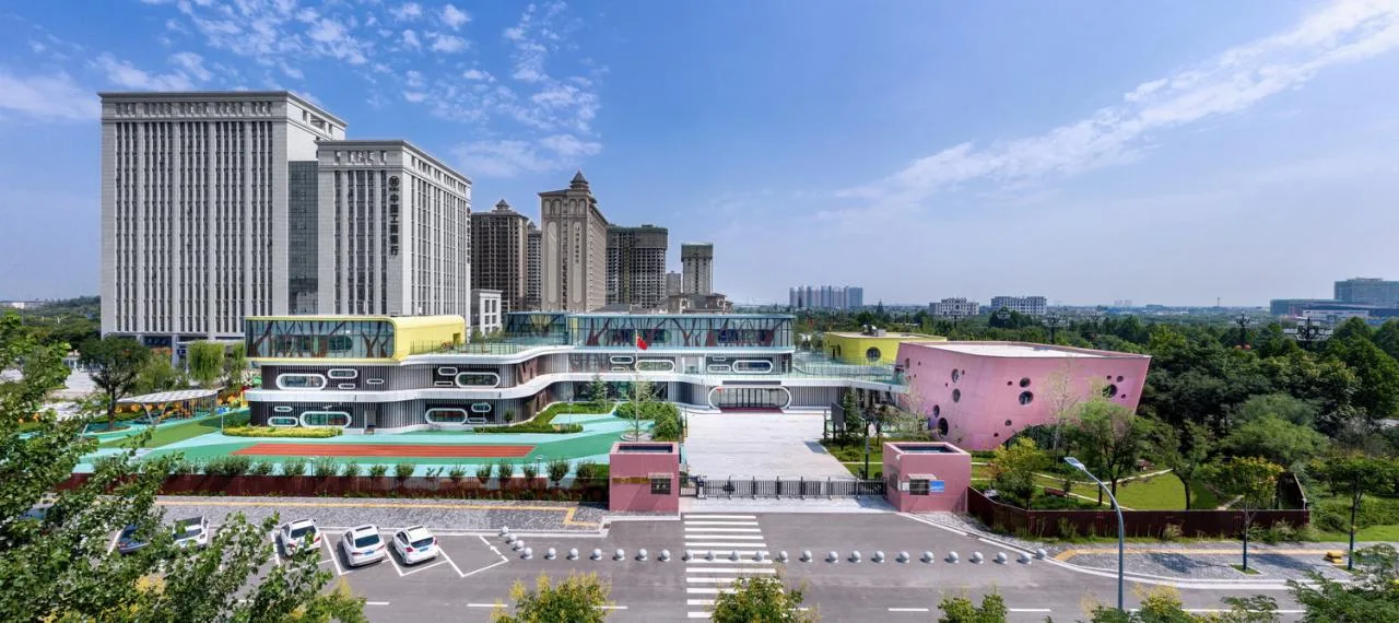BIM Architecture | Weinan Municipal Government Kindergarten/Zhonghe Yuanchuang Architectural Design Co., Ltd
