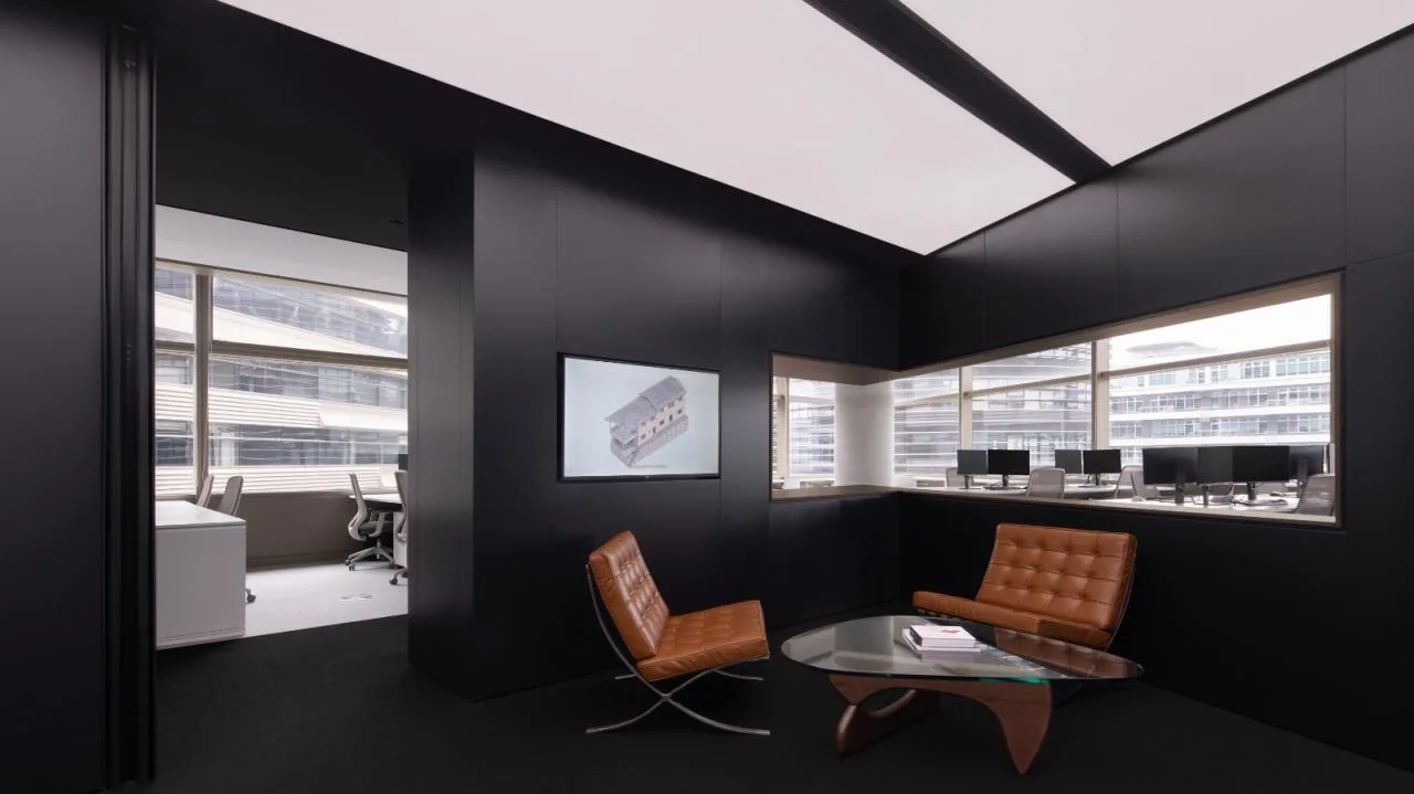 BIM Architecture | Designer's Office: Black and White Container/Line+Architectural Firm