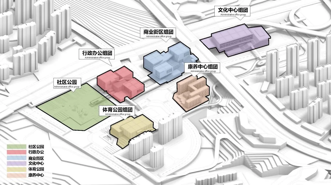 BIM Architecture | Lanzhou Gaolan Community Cultural and Sports Center/Yijing Architectural Design