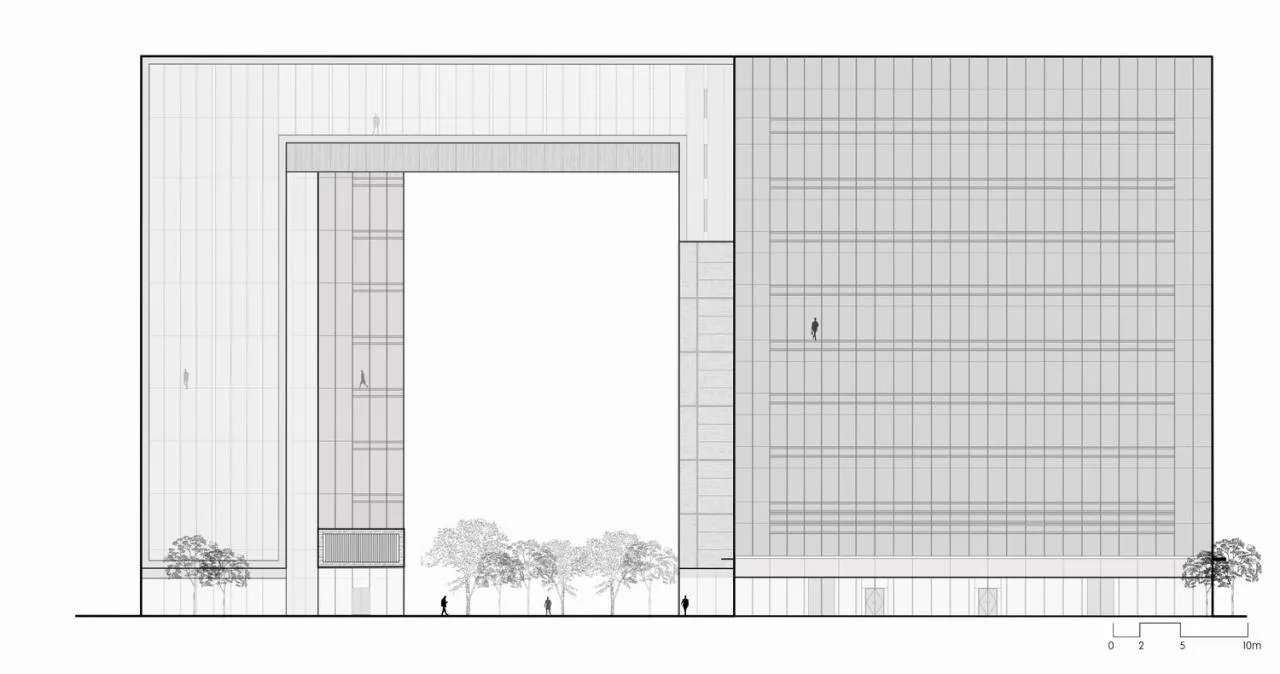 BIM architecture | Gad works | Open and closed three-dimensional garden, Hangzhou Guanrui Building
