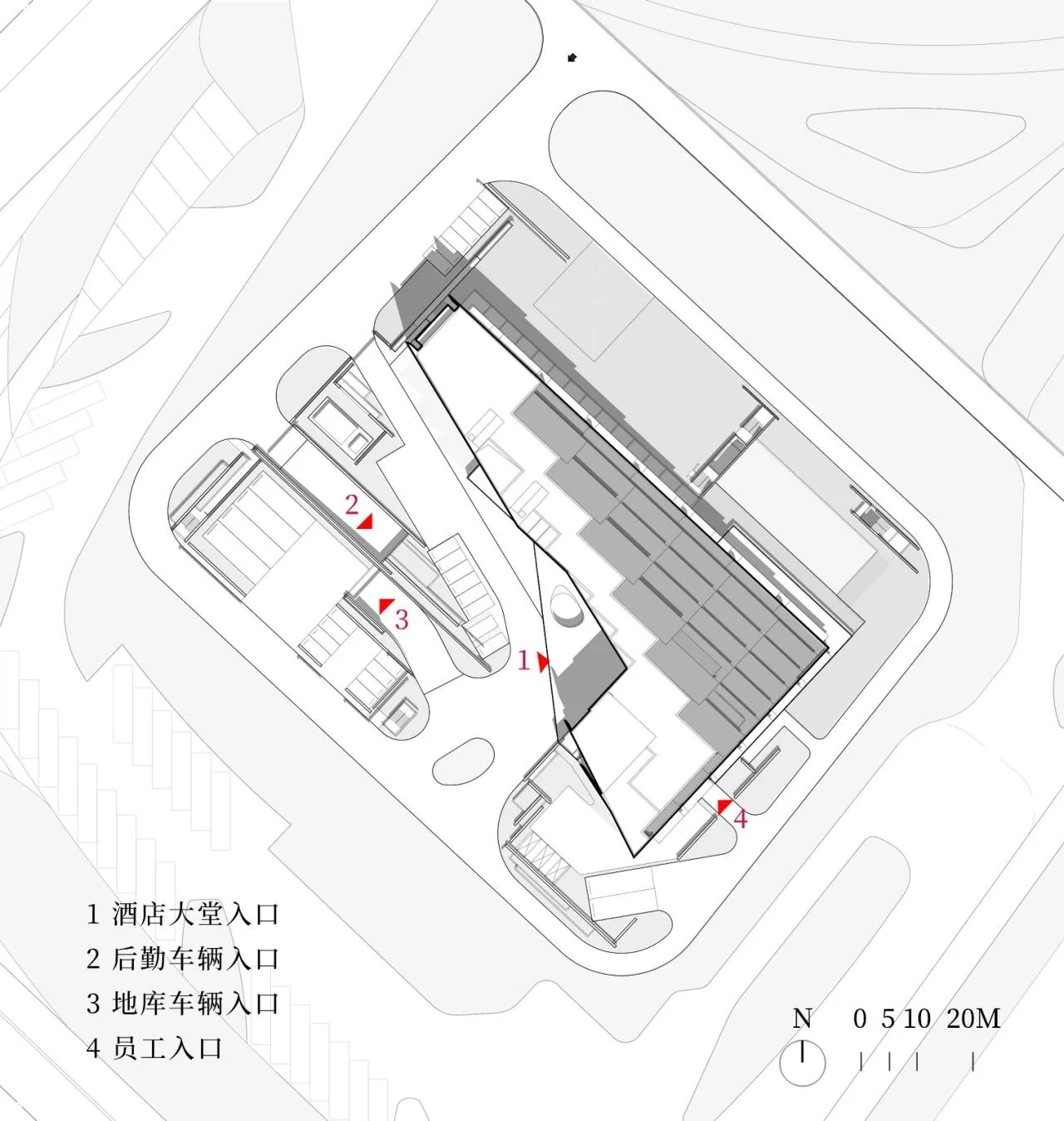 BIM Architecture | Mountain City Context and Multidimensional Field, Quzhou Yueyuan Hotel/Gad Works