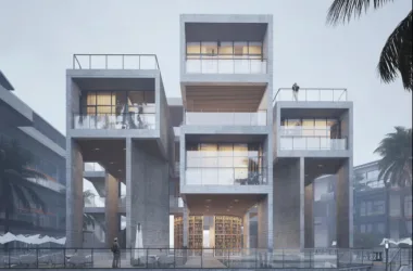 BIM Architecture: Fortress Besieged Hotel Inspired by Literature | Nanxu-BIM WORLD