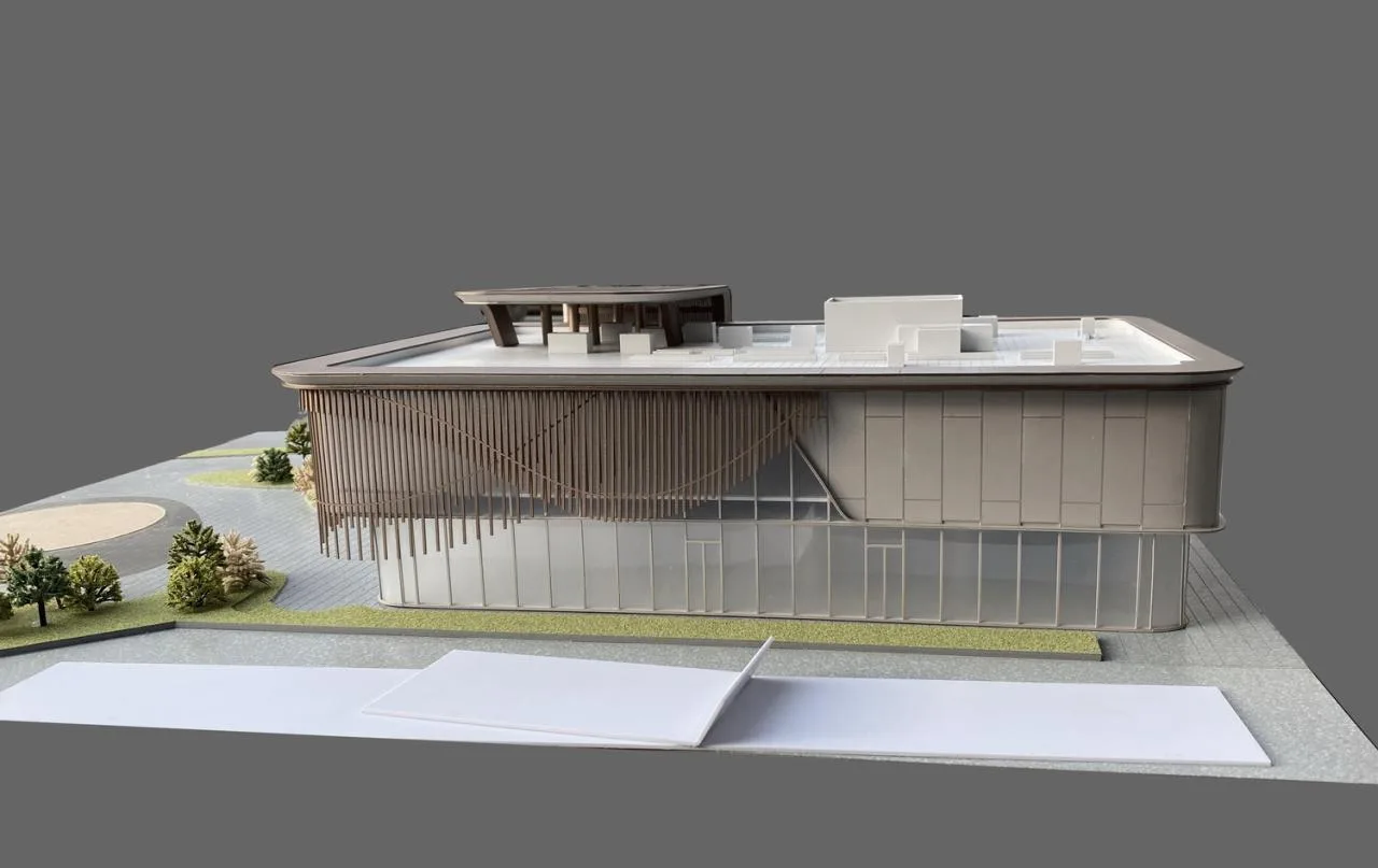 BIM architecture | The artistic encounter of flowing charm is like a golden land in the east; Exhibition Center/Chengzhi Design