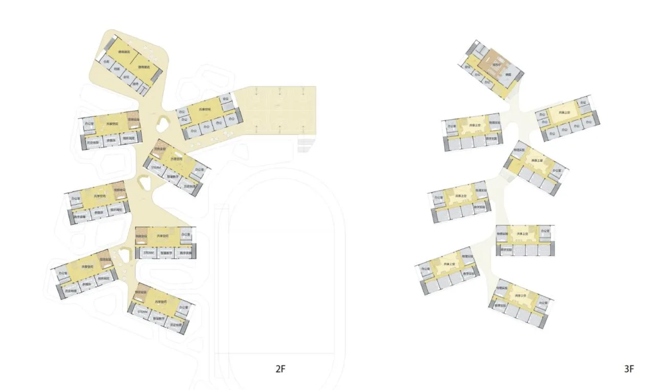 BIM Architecture | Tianfu New Area Ocean Road Middle School/MAT Super Architecture Firm