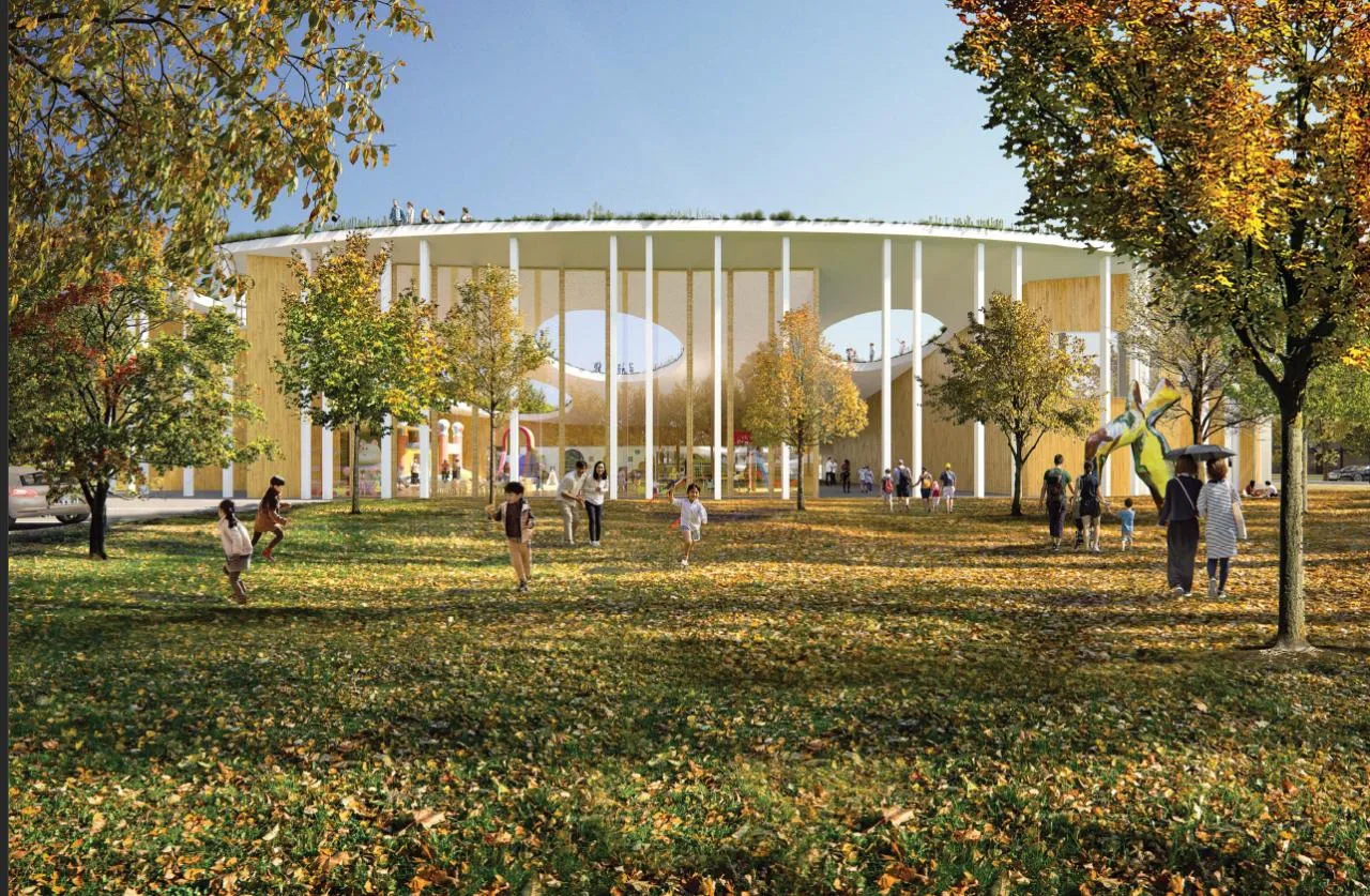 BIM Architecture | Design Proposal for the East Center of Hida Furukawa Station in Japan/Takuma Fujimoto Architectural Firm