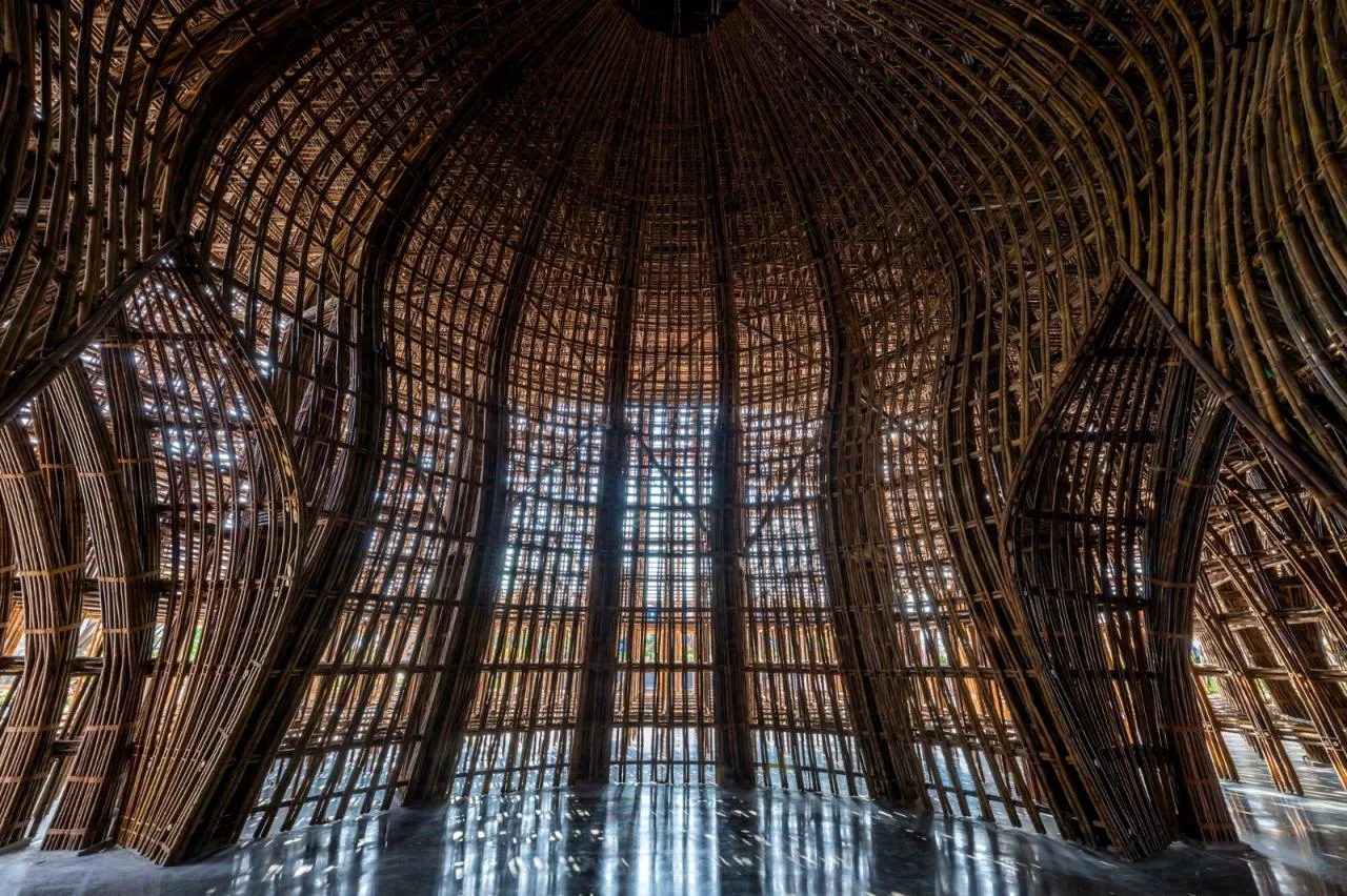 BIM Architecture | 42000 bamboo poles, Welcome Center of Fuguo Island World/Wu Zhongyi Architectural Firm