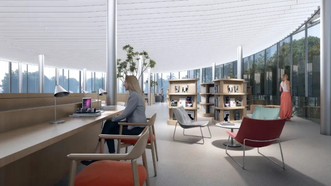 BIM Architecture | Cloud Curtain Bookstore: Ultimate Transparency Without Boundaries between Interior and Exterior/UUA