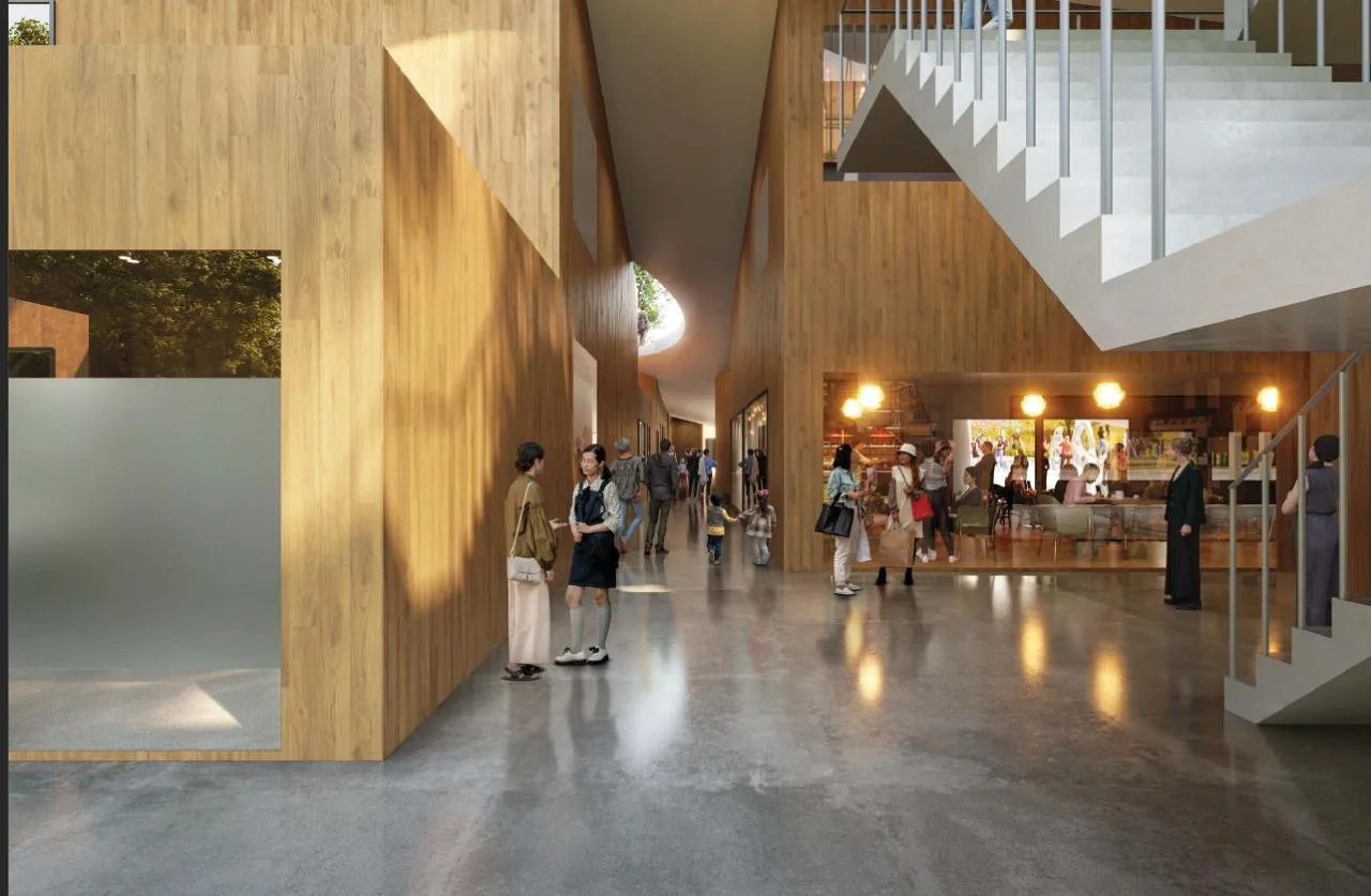 BIM Architecture | Design Proposal for the East Center of Hida Furukawa Station in Japan/Takuma Fujimoto Architectural Firm