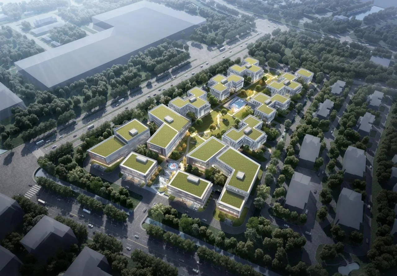 Nanjing AI Industrial Park Garden Axis