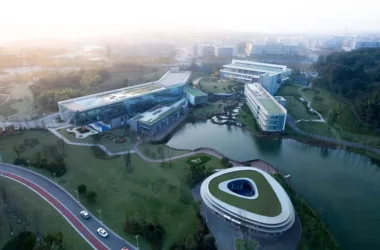 BIM Architecture for Chongqing Liangjiang Fusion Innovation Center by Shanghai Dushi Construction Design Firm-BIM WORLD