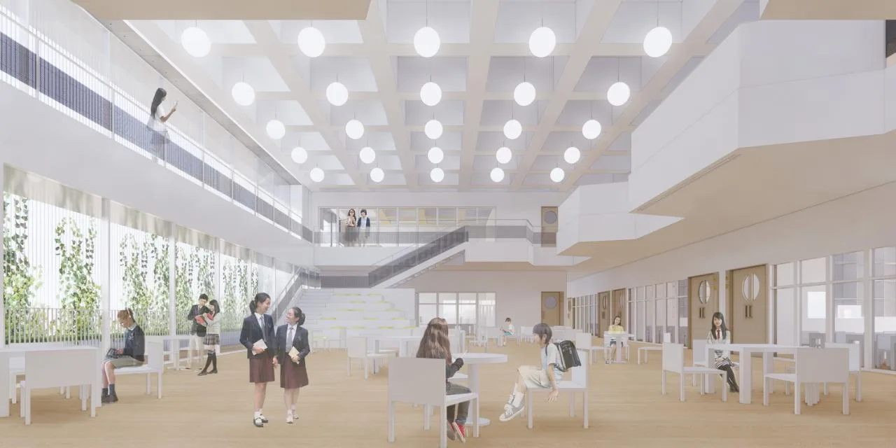 BIM Architecture | Tianfu New Area Ocean Road Middle School/MAT Super Architecture Firm