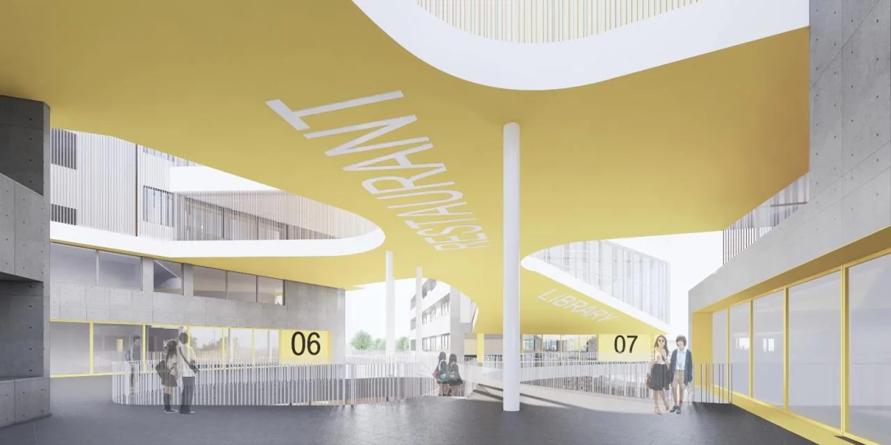 BIM Architecture | Tianfu New Area Ocean Road Middle School/MAT Super Architecture Firm