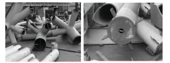 Detailed simulation of cast steel node