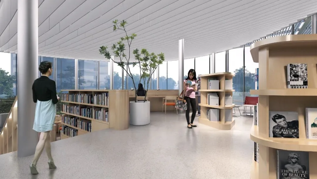 BIM Architecture | Cloud Curtain Bookstore: Ultimate Transparency Without Boundaries between Interior and Exterior/UUA