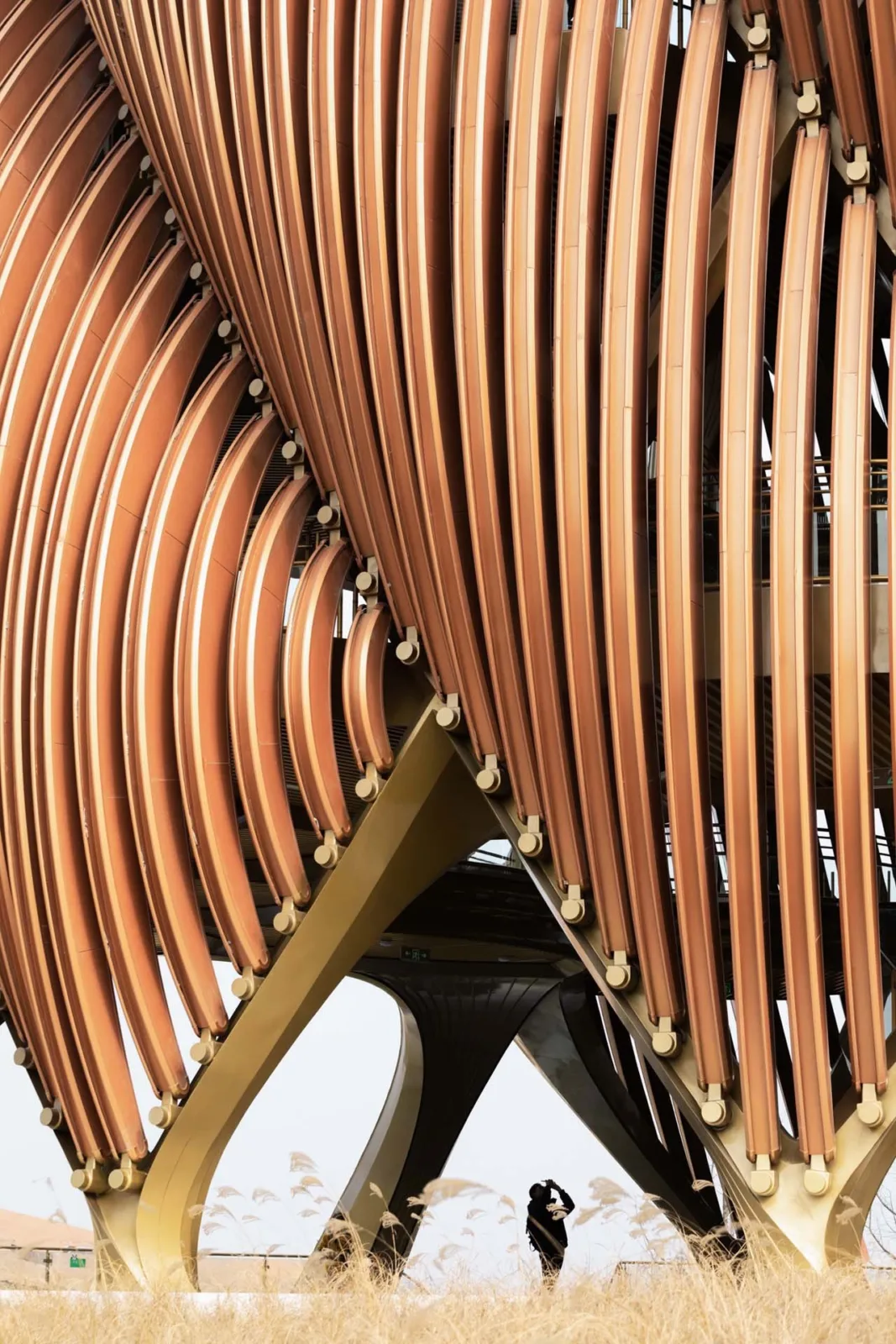 BIM Architecture | Chengdu Panda Base Panda Tower, Mechanical 'Bamboo Shoots'/UDG. Studio Zero