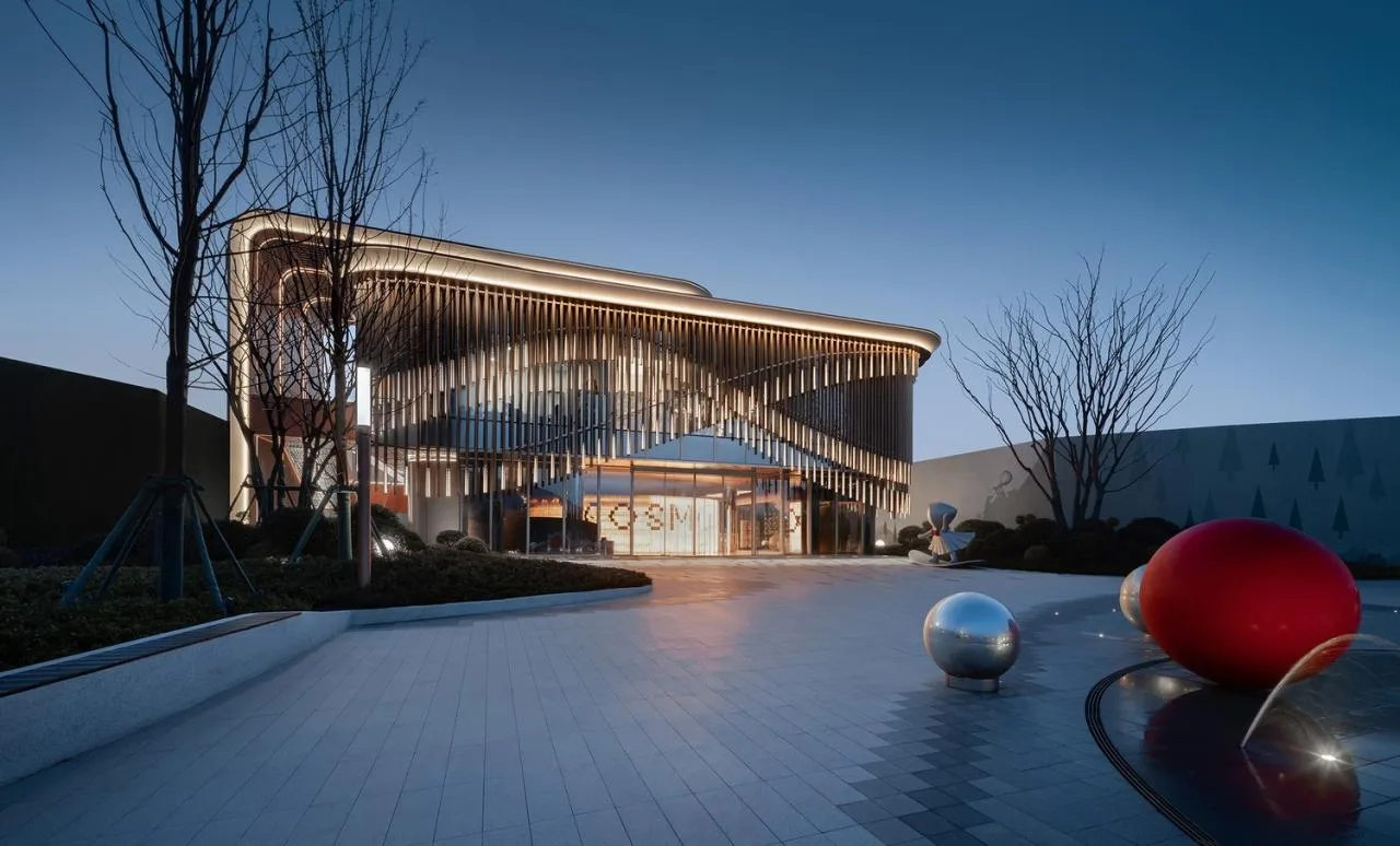 BIM architecture | The artistic encounter of flowing charm is like a golden land in the east; Exhibition Center/Chengzhi Design