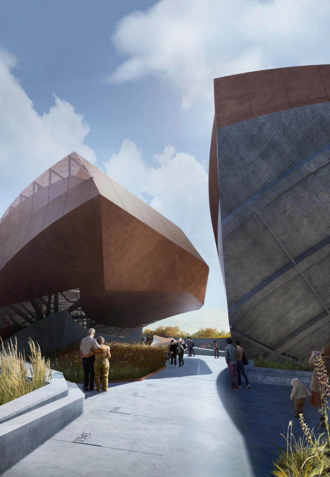 BIM Architecture | 'Cold War Veterans Memorial' Proposal/Oyler Wu