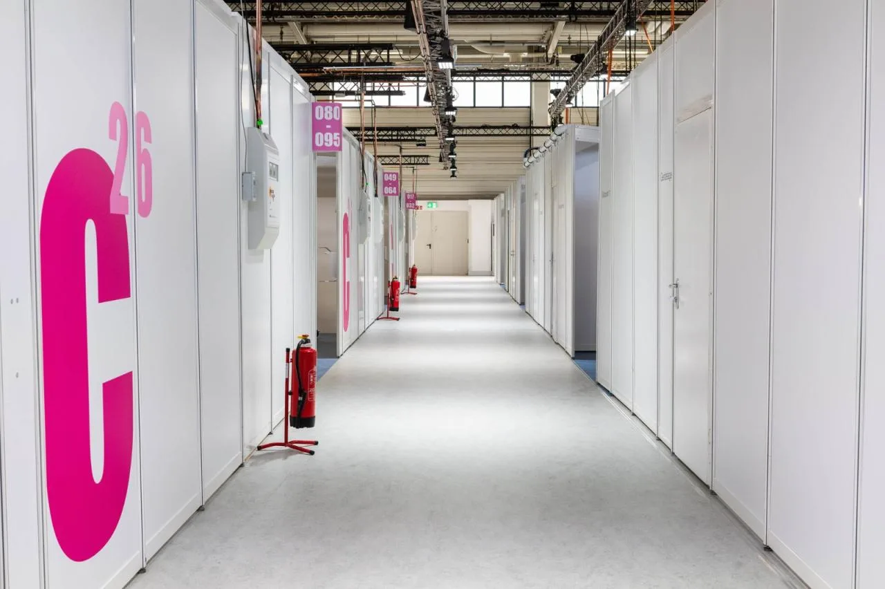 BIM Building | Berlin novel coronavirus Treatment Center, Exhibition Center Fangcang Hospital/Heinle, Wischer und Partner