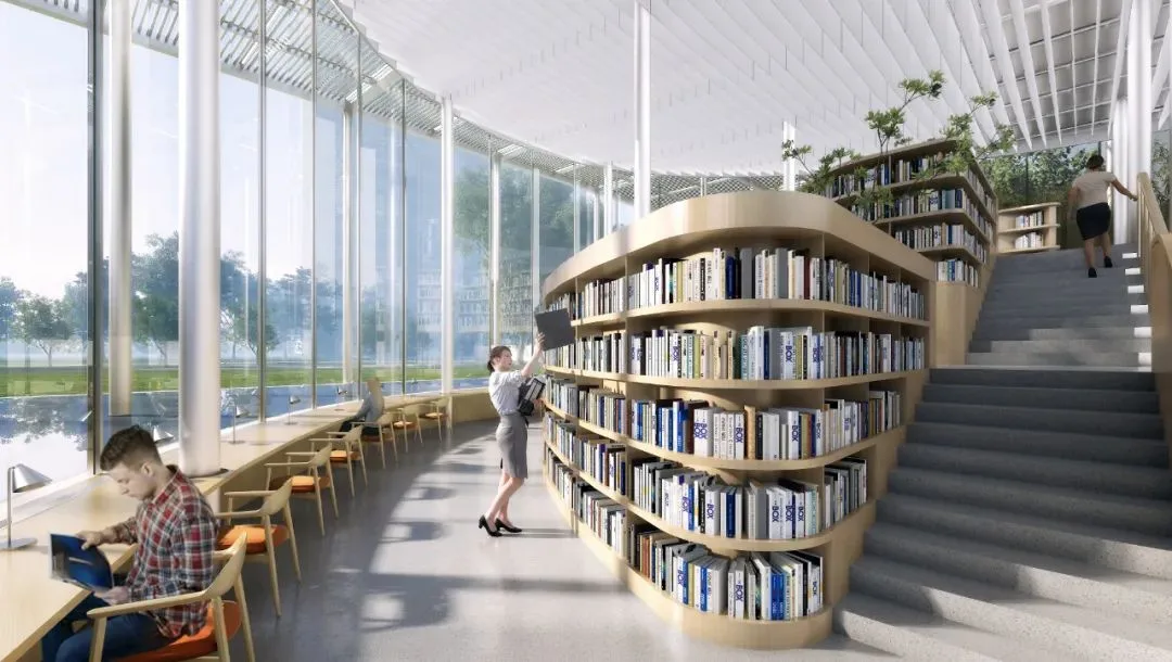 BIM Architecture | Cloud Curtain Bookstore: Ultimate Transparency Without Boundaries between Interior and Exterior/UUA