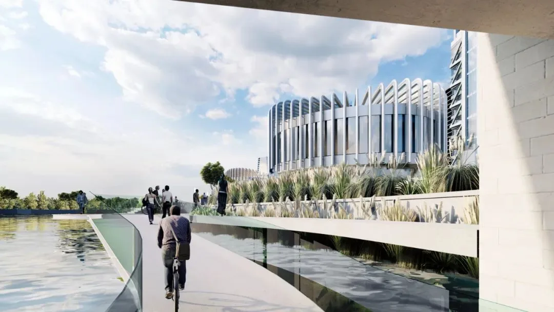 BIM Architecture | Orchid Pavilion: Riverside Commercial Street in the 'Urban Valley'/UUA