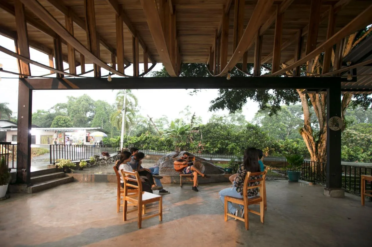 BIM Architecture | Under the Banyan Tree at the Village Entrance, Ficus Alto/Natura Futura Arquitectura Community Public Space