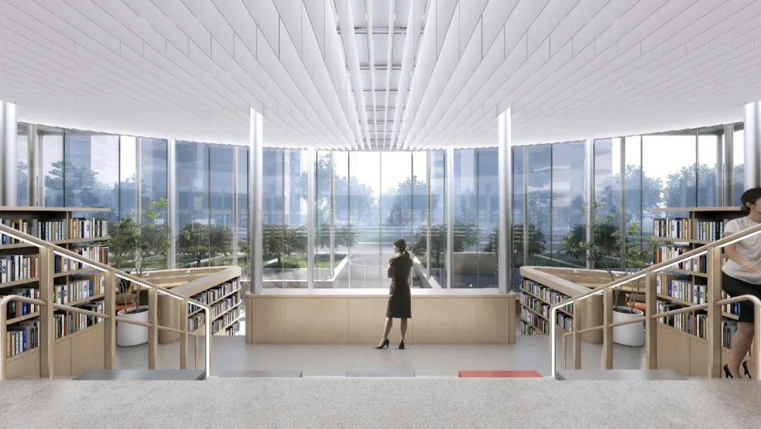 BIM Architecture | Cloud Curtain Bookstore: Ultimate Transparency Without Boundaries between Interior and Exterior/UUA