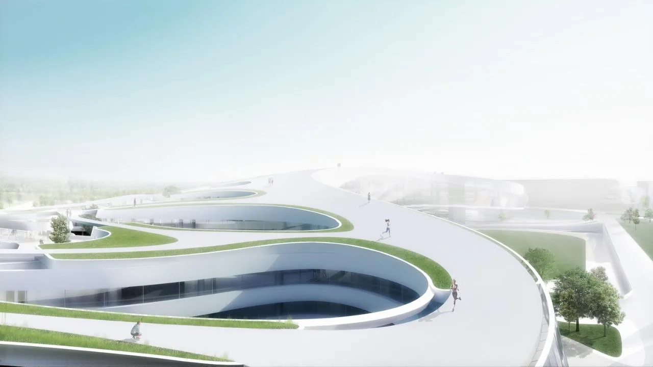 BIM Architecture | Design Scheme for Central Academy of Fine Arts Qingdao Campus/CAA