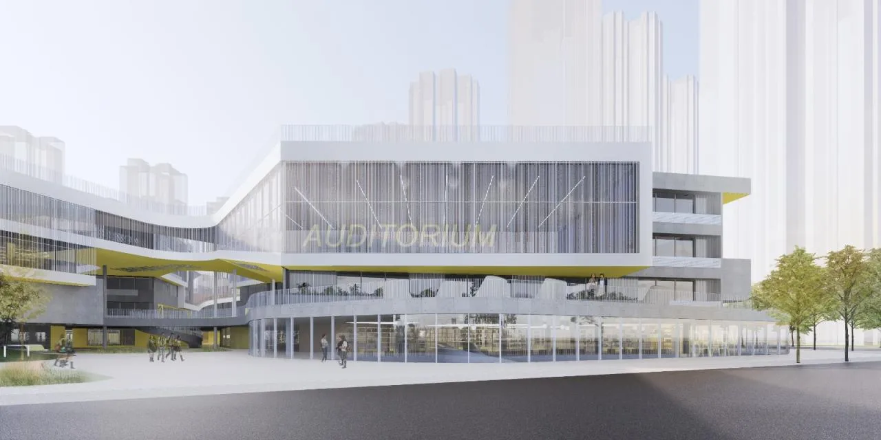BIM Architecture | Tianfu New Area Ocean Road Middle School/MAT Super Architecture Firm