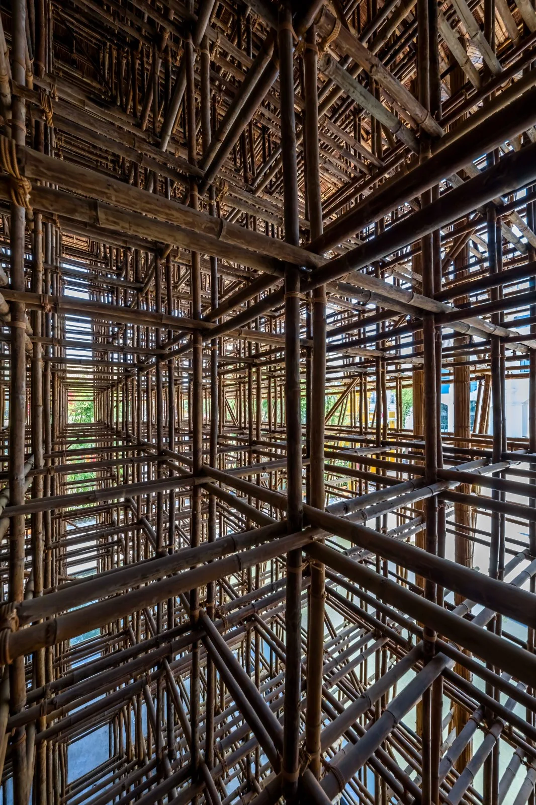 BIM Architecture | 42000 bamboo poles, Welcome Center of Fuguo Island World/Wu Zhongyi Architectural Firm