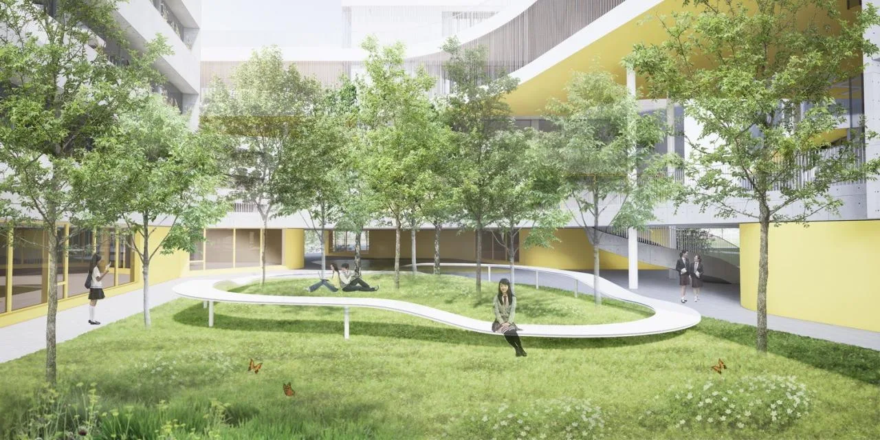 BIM Architecture | Tianfu New Area Ocean Road Middle School/MAT Super Architecture Firm