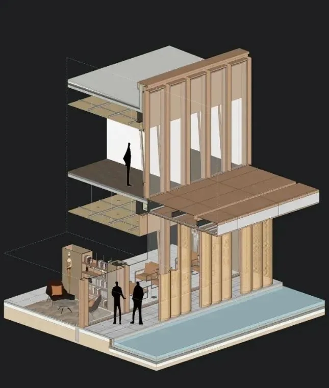 BIM Architecture | Boyuan Experience Center: Exploration of Modular Integrated Design/UUA