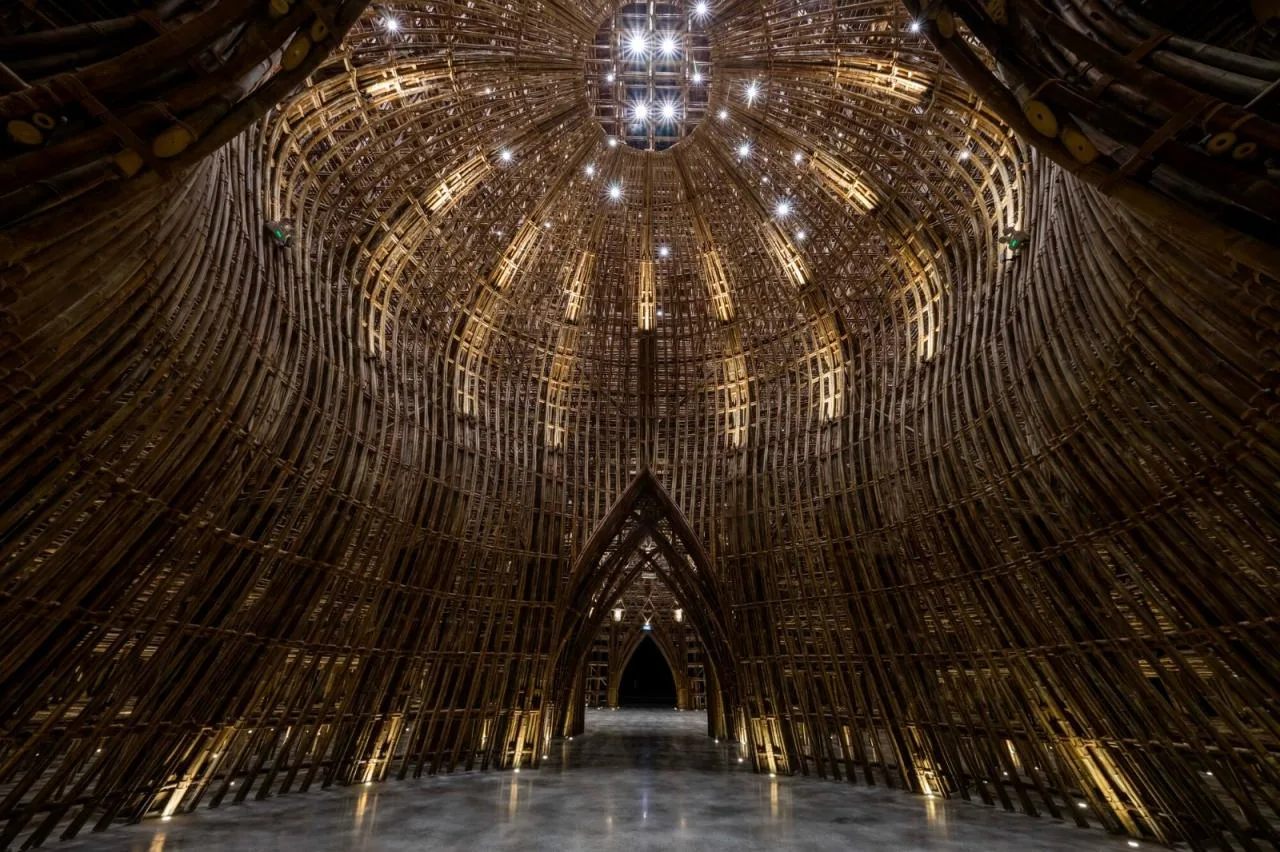 BIM Architecture | 42000 bamboo poles, Welcome Center of Fuguo Island World/Wu Zhongyi Architectural Firm