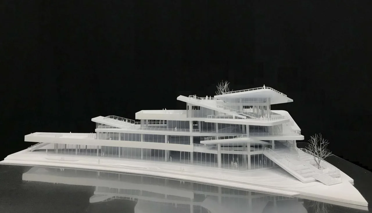 BIM Architecture | Roaming White Slices, Shanghai Fish/Tongji Original Design Studio