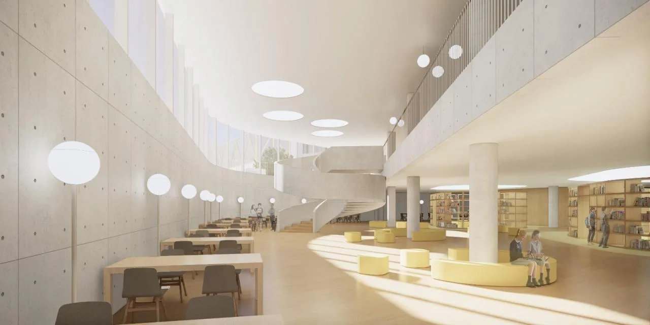BIM Architecture | Tianfu New Area Ocean Road Middle School/MAT Super Architecture Firm