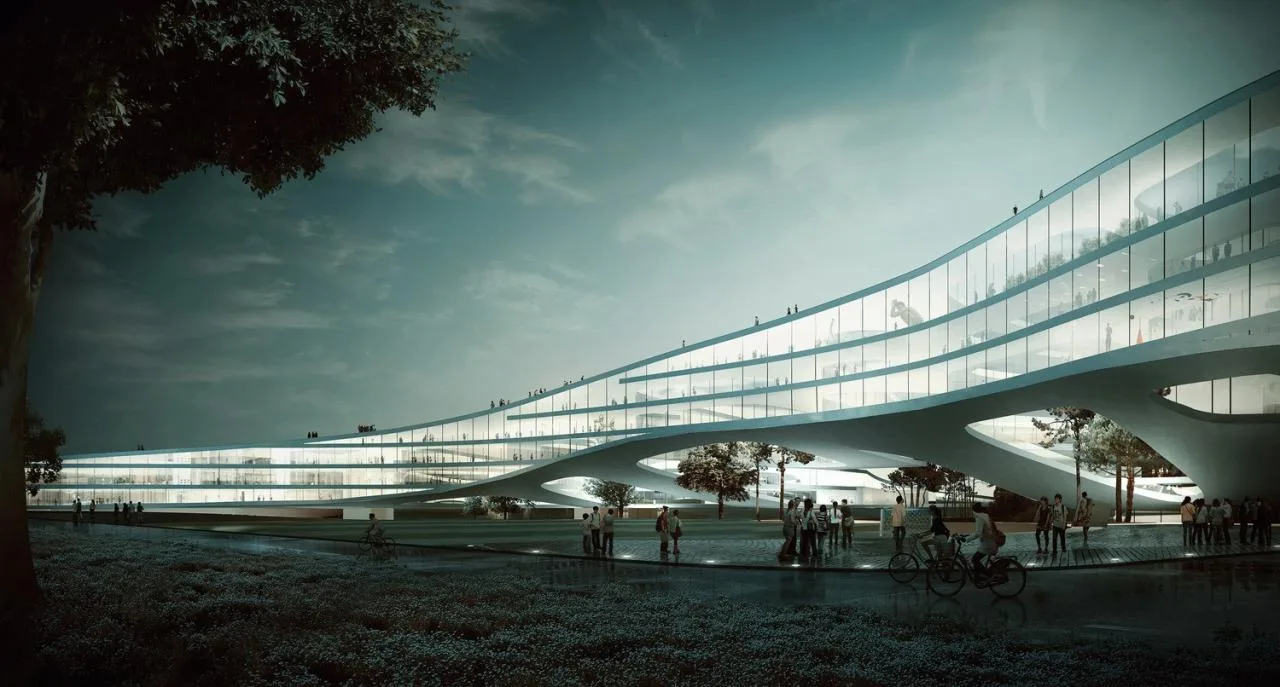 BIM Architecture | Design Scheme for Central Academy of Fine Arts Qingdao Campus/CAA