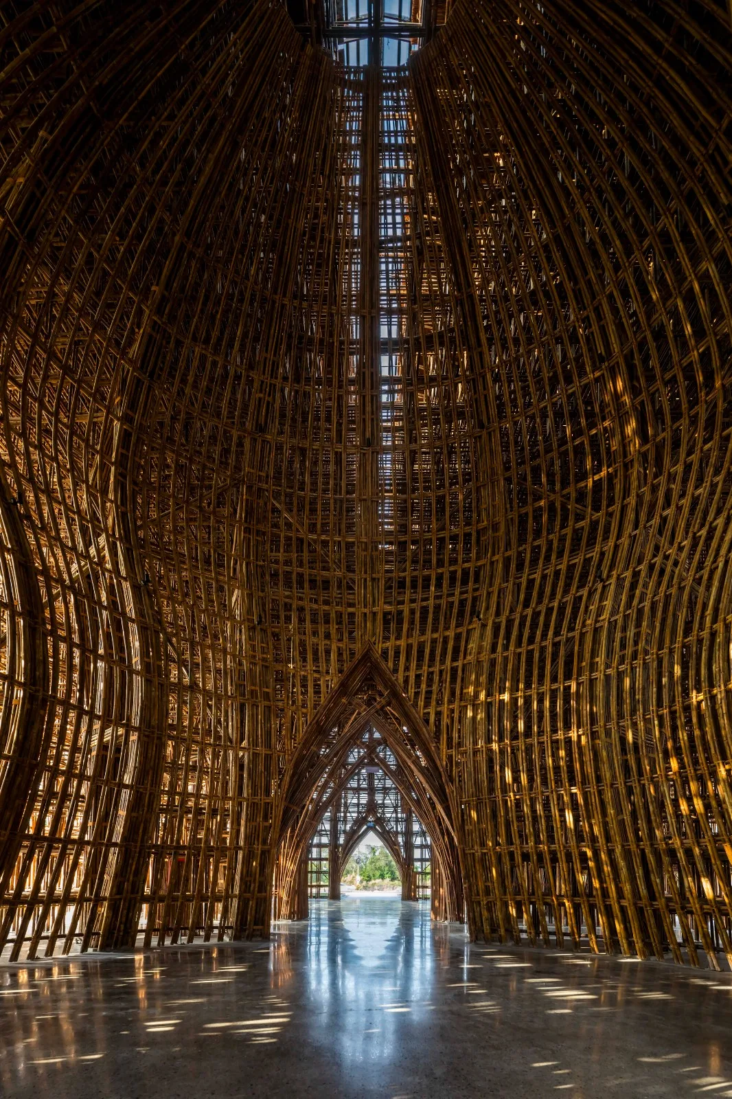 BIM Architecture | 42000 bamboo poles, Welcome Center of Fuguo Island World/Wu Zhongyi Architectural Firm