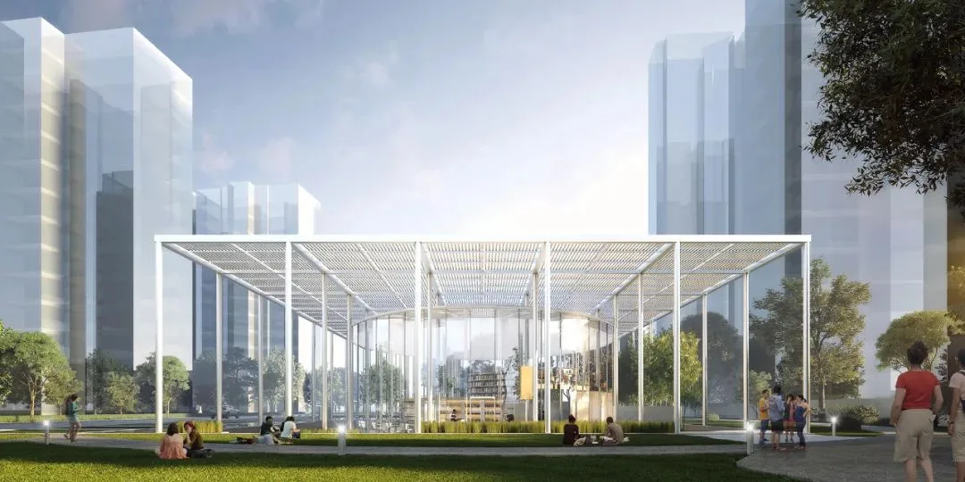 BIM Architecture | Cloud Curtain Bookstore: Ultimate Transparency Without Boundaries between Interior and Exterior/UUA