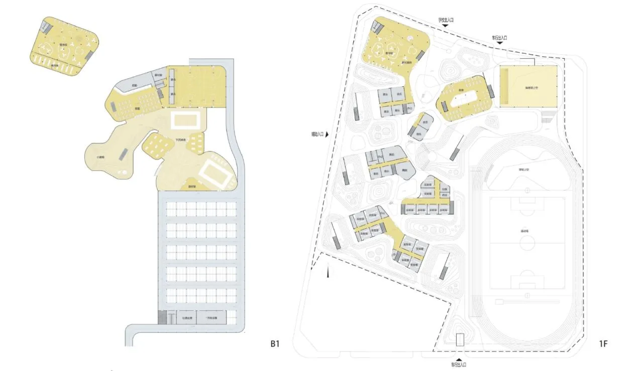 BIM Architecture | Tianfu New Area Ocean Road Middle School/MAT Super Architecture Firm