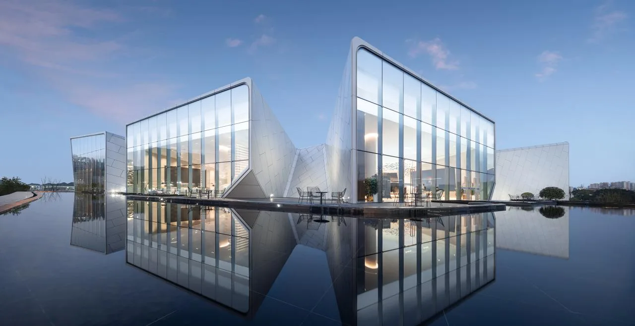BIM Architecture | Ganzhou Jinrun; Binjiang Yunchen Exhibition Center/Chengzhi Design