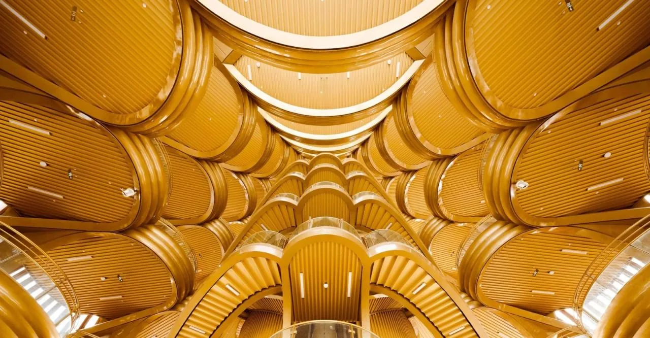 BIM Architecture | Chengdu Panda Base Panda Tower, Mechanical 'Bamboo Shoots'/UDG. Studio Zero