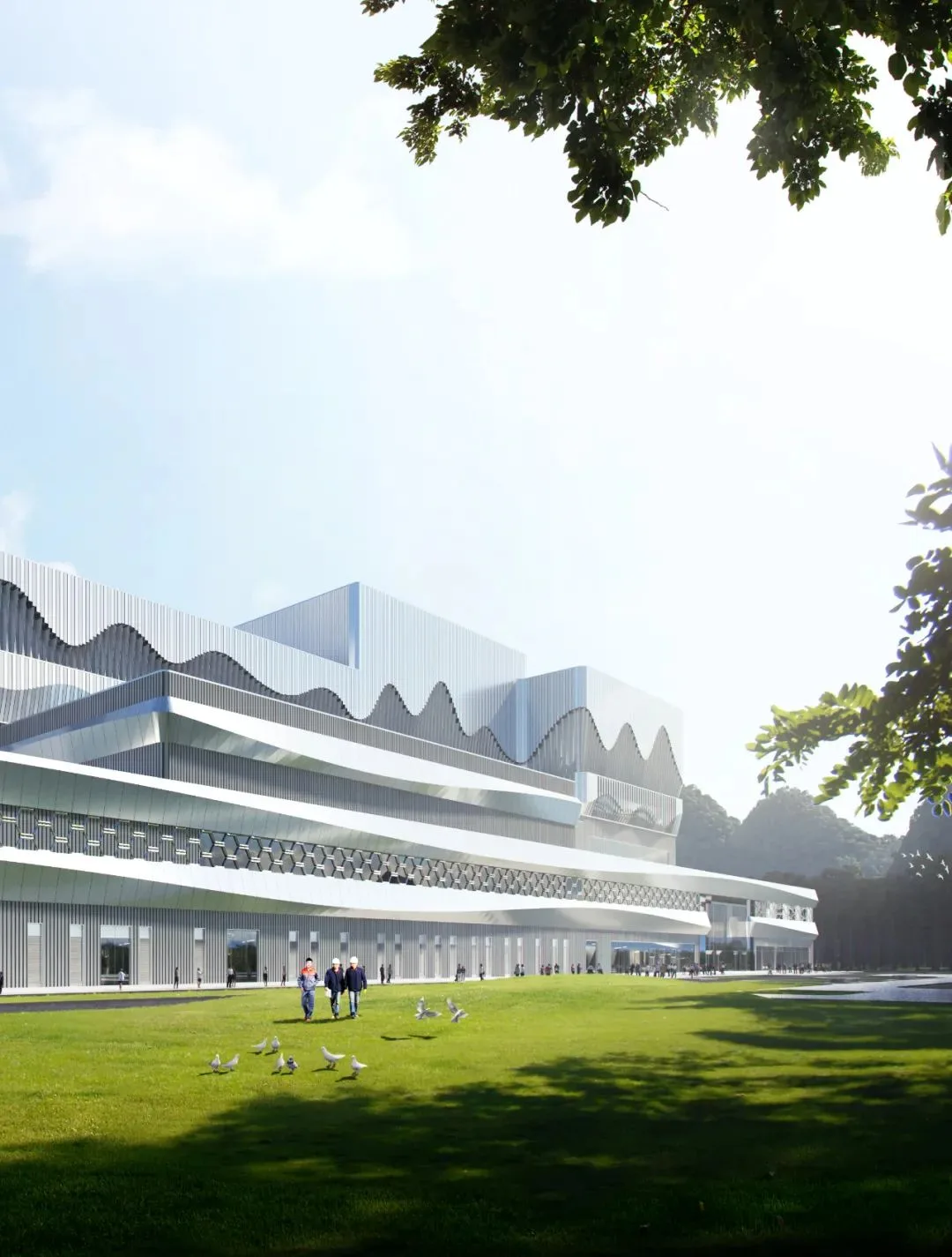 BIM Architecture | Nanning Shuangding Circular Economy Industrial Park Domestic Waste Incineration Power Plant/UUA