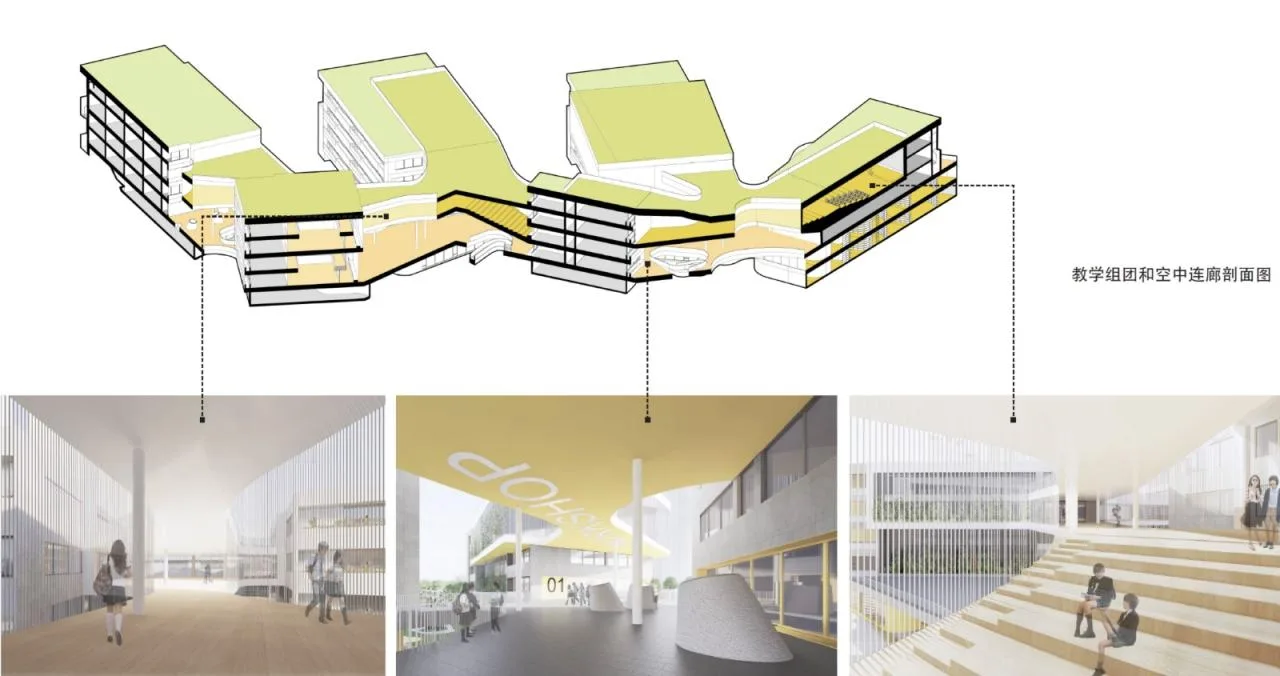 BIM Architecture | Tianfu New Area Ocean Road Middle School/MAT Super Architecture Firm