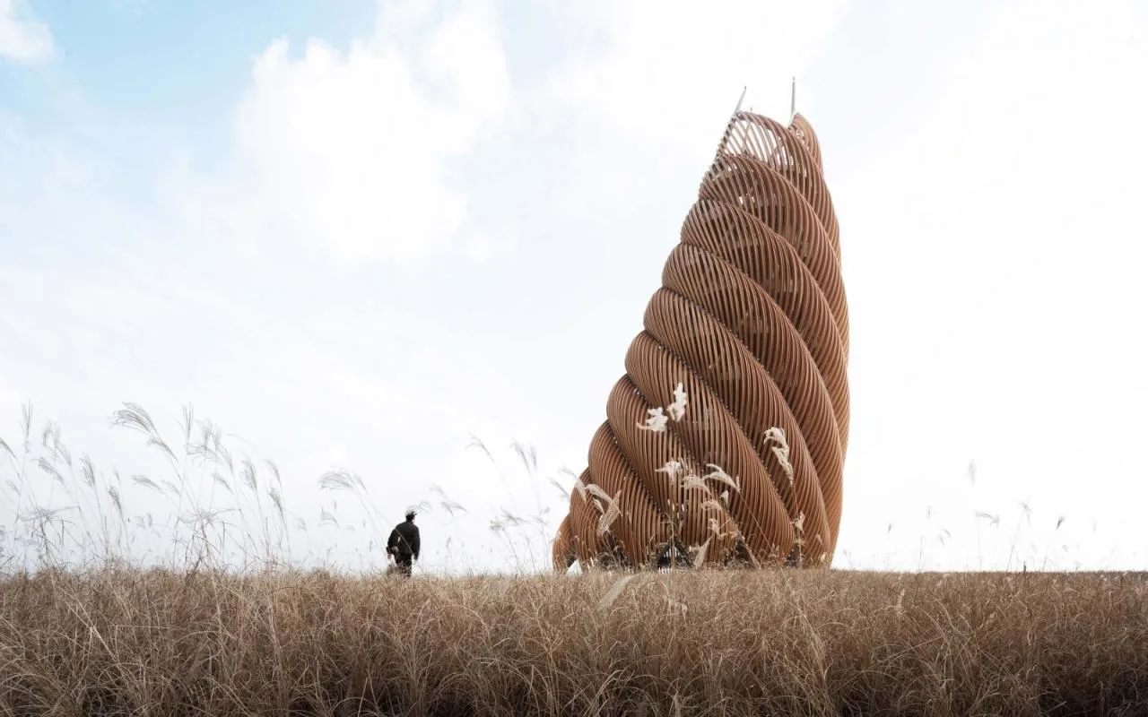 BIM Architecture | Chengdu Panda Base Panda Tower, Mechanical 'Bamboo Shoots'/UDG. Studio Zero